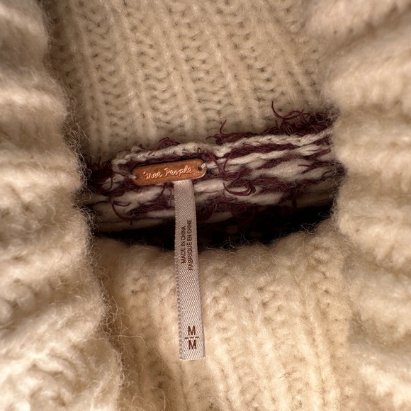 Free People Womens Check Me Out Pullover - Picture 3 of 4